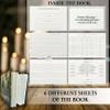 Funeral Guest Book | Memorial Guest Book | Guest Book for Funeral Hardcover | Guestbook for Sign in, Celebration of Life Memorial Service | Funeral Guest Sign Book with Memory Table Card Sign Included (Tree & Lake) view 2