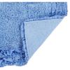 Better Trends 2 Piece Bathmat Set 100% Cotton Water Absorbent, Non-Slip Bath Rug Extra Soft Tufted Washable Mat for Bathroom, Kitchen, Home (17x24|24x40) Blue Shaggy Border Collection view 4