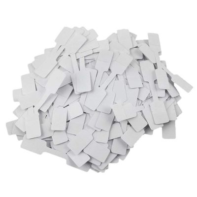 Cabilock 200pcs Rectangular Blank Stickers for Jewelry Tag Sticker Jewelry Removable Tags