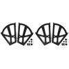 4Pcs/Set Home Furniture Shoes Drawer Cabinet Hinge Flip Plate Frame Turning Rack Accessory Replacement Fittings Stainless Steel for Kitchen Living Room view 1