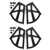 4Pcs/Set Home Furniture Shoes Drawer Cabinet Hinge Flip Plate Frame Turning Rack Accessory Replacement Fittings Stainless Steel for Kitchen Living Room view 3
