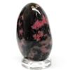 3.5" 580g Pink Rhodonite in Psilomelane Freeform Polished Self Standing Natural Gemstone Crystal Mineral Specimen - Madagascar view 2