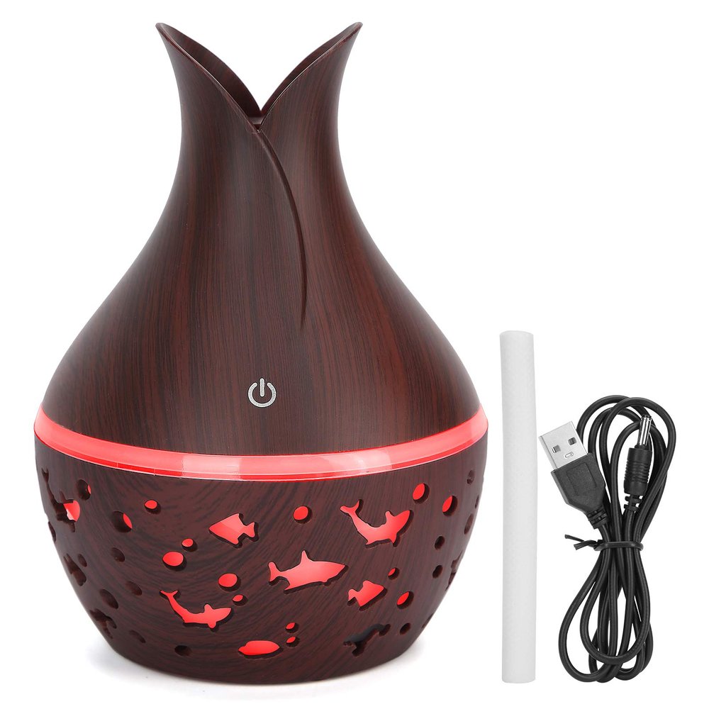 USB-Powered 300ml Portable Humidifier with Stylish Design, Quiet Mist Diffuser for Bedroom, Office, Dorm & Kids Room Compatible with Standard USB Power Sources