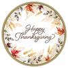 Classic Thanksgiving Round Paper Plates - 7" | Multicolor | Pack of 60 view 1