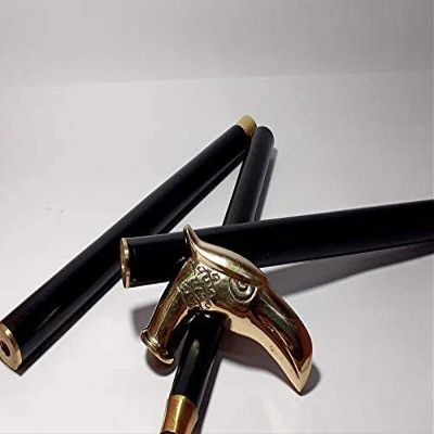 Ganga Nautical Brass Eagle Head Victorian Style Gentlemen's Cane Designer Wood Walking Stick