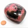 525g Rich Pink Rhodonite w/Black Psilomelane Freeform Polished Self Standing Natural Gemstone Crystal Mineral Dcor Specimen - Madagascr view 4