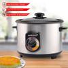 BRENTWOOD Crunchy Persian Rice Cooker, Stainless Steel (8-Cup Uncooked/16-Cup Cooke), silver (TS-1216S) view 2
