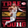 NBA Atlanta Hawks - Trae Young 20 Wall Poster, 34L" x 22.4W", Black Framed Version view 1
