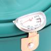 Cooking Fryer Frying Pot, Japanese Stainless Steel Controllable Temperature Fryer Pot for Induction Cooker Deep Green view 2