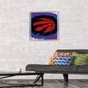 Trends International NBA Toronto Raptors - Logo 20 Wall Poster, 22.4L x 14.7W, Silver Framed Version view 2