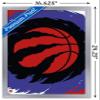 Trends International NBA Toronto Raptors - Logo 20 Wall Poster, 22.4L x 14.7W, Silver Framed Version view 3