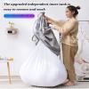 WXFN Storage Bean Bag Chair Cover, Without Filler, The Design of The Backrest is Combined with The Ergonomic, Machine and Hand Washable,Green,XL view 4