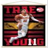 Trends International NBA Atlanta Hawks - Trae Young 20 Wall Poster, 22.37" x 34.00", Premium Print and Beechwood Hanger Bundle view 1