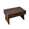 SINOBEST Wood Step Stool, Portable Rectangle Bed Stool, Small Step Ladder for Kitchen & Bathroom, Foot Rest Stool Under Desk, Large Surface, Strong and Durable view 1