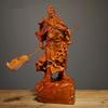 Figurine Animal Statue Ornaments Rosewood Wood Carving Loyalty Guan Gong Decoration Home Mahogany Valkyrie Solid Wood Home Company Opened Gifts Crafts view 4