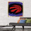 Trends International NBA Toronto Raptors - Logo 20 Wall Poster, 34L x 22.4W, Gold Framed Version view 2