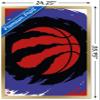 Trends International NBA Toronto Raptors - Logo 20 Wall Poster, 34L x 22.4W, Gold Framed Version view 3