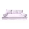 DBM IMPORTS *Cover ONLY*-S3 Daybed Mattress Bolster Pillow Covers Contrast Trim Twin AD107 view 1
