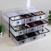 TFCFL Shoe Storage Box - 20/24PCS Shoes Orgainzer Plastic Stackable Clear Boxes Containers Shoe Drawer Holder (20 Boxes) view 2