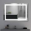 TATU LED Bathroom Mirror, 32x24 Inch Bathroom Vanity Mirror Wall Mounted with 3000K-6000K Adjustable, Anti-Fog, Smart Touch Button, Stepless Dimmable Lighted Makeup Mirror, Horizontal/Vertical view 1