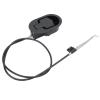 Fdit Aluminum Alloy Sofa Release Switch with Cable Recliner Hand Controller Switch Metal Pull Recliner Handle Replacement Accessory Black(120mm) view 3