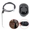 Fdit Aluminum Alloy Sofa Release Switch with Cable Recliner Hand Controller Switch Metal Pull Recliner Handle Replacement Accessory Black(120mm) view 4
