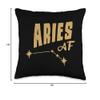 Aries AF / Aries Birthday / Aries Constellation & Horoscope Throw Pillow view 4