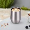 12 Pack Stainless Steel Wine Tumblers, 12Oz Double Wall Vacuum Insulated Wine Tumblers with Lids and Straws, Stainless Steel Stemless Wine Glasses for Coffee, Wine, Cocktails, Champaign, Silver view 4