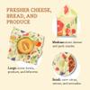 Bee's Wrap Beeswax Wraps for Food - 3 Pack of Assorted Beeswax Wraps - Small, Medium & Large Wrap - Plastic Free Made in USA Reusable Natural Food Wrap - Fresh Fruit Print view 4