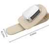 Wakauto Sunglasses Bracket for Car Visor Clip Sunshade Storage Clip Made of Durable Pu Zinc Alloy view 2