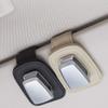 Wakauto Sunglasses Bracket for Car Visor Clip Sunshade Storage Clip Made of Durable Pu Zinc Alloy view 3