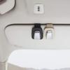 Wakauto Sunglasses Bracket for Car Visor Clip Sunshade Storage Clip Made of Durable Pu Zinc Alloy view 4