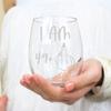 49 Plus 50th Birthday Stemless Wine Glass  50th Birthday Gift for Women Turning 50, Gag Gift - 1 Glass view 3