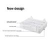 CHENGNAN Closet Clothes Organizer T-Shirt Clothes Folder Anti-Wrinkle Clothes Storage Holders Sturdy & Durable,Not Flimsy 10 Pack,Gray,33 * 25.5cm view 3