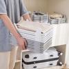 CHENGNAN Closet Clothes Organizer T-Shirt Clothes Folder Anti-Wrinkle Clothes Storage Holders Sturdy & Durable,Not Flimsy 10 Pack,Gray,33 * 25.5cm view 4