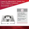 AllFuel HST Anchor Plate for 6" Diameter 304 Stainless Steel All Fuel Class-A Double Wall Insulated Chimney Pipe view 2