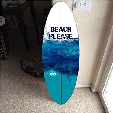 5' wall hanging surf board surfboard decor hawaiian beach surfing beach decor