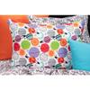 3 Piece Adorable Whimsical Bedding Sets Queen Beautiful Multicolor Universe Galaxy Planet Theme Kid Comforter Set Sun Moon Mars Jupiter Star Print Boy Bedding All Seasons Reversible Orange Bedroom Fun view 2