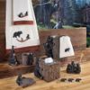 Avanti Linens - 3pc Towel Set, Soft & Absorbent Cotton Towels (Black Bear Lodge Collection, Ivory) view 2