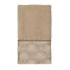 Avanti Linens - 3pc Towel Set, Soft & Absorbent Cotton Towels (Deco Shell Collection, Rattan) view 3
