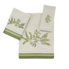 Avanti Linens - Bathroom Towel Set, 100% Soft and Absorbent Cotton Hand, Fingertip & Bath Towel, Nature-Inspired Home Decor, Set of 3 (Greenwood) view 1