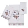 Avanti Linens - 3pc Towel Set, Soft & Absorbent Cotton Towels (Butterfly Garden Collection) view 1