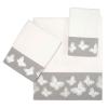Avanti Linens - 3pc Towel Set, Soft & Absorbent Cotton Towels (Yara Collection, White) view 1