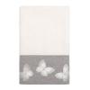 Avanti Linens - 3pc Towel Set, Soft & Absorbent Cotton Towels (Yara Collection, White) view 2