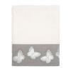 Avanti Linens - 3pc Towel Set, Soft & Absorbent Cotton Towels (Yara Collection, White) view 3