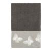 Avanti Linens - 3pc Towel Set, Soft & Absorbent Cotton Towels (Yara Collection, Granite) view 2