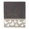 Avanti Linens - 3pc Towel Set, Soft & Absorbent Cotton Towels (Yara Collection, Granite) view 4