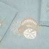 Avanti Linens - 3pc Towel Set, Soft & Absorbent Cotton, Coastal Home Decor (by The Sea Collection, Mineral) view 2