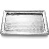 Monarch Abode Decorative Tray  16-Inch Hand Hammered Nickel Finish Metal Bathroom Tray Countertop, Vanity Trays Organizer, Perfume Plate for Dresser, Kitchen Countertop Large Fruit Platter view 1