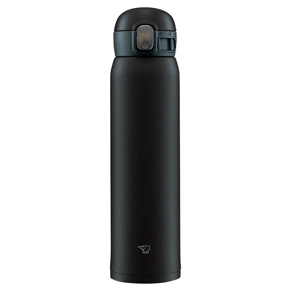 Zojirushi SM-WA60-BA Water Bottle, One-Touch Stainless Steel Mug, Seamless 0.60L Black